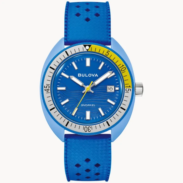 Bulova Snorkel Blue Tang Fish 98B445