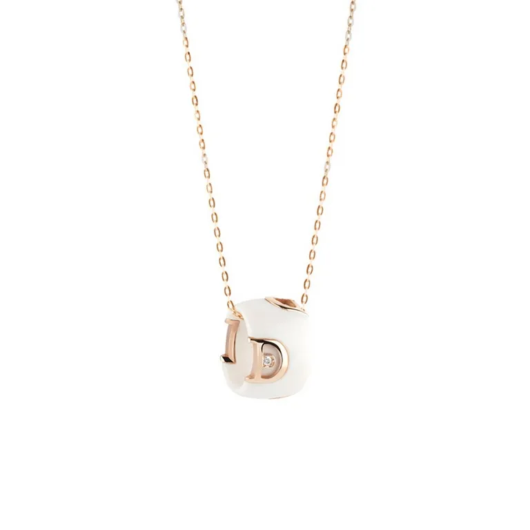 Damiani collierino D.Icon ceramica bianca 20045905