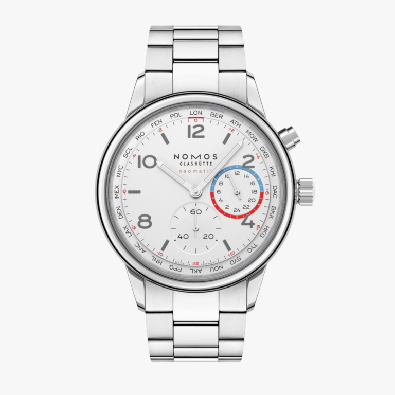 NOMOS Glashütte Club Sport Neomatik 40 Worldtimer Rif. 792