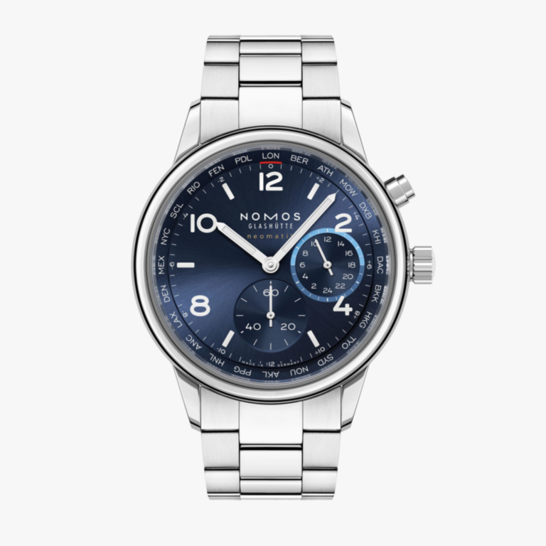 NOMOS Glashütte Club Sport Neomatik 40 Wordltimer Rif. 790