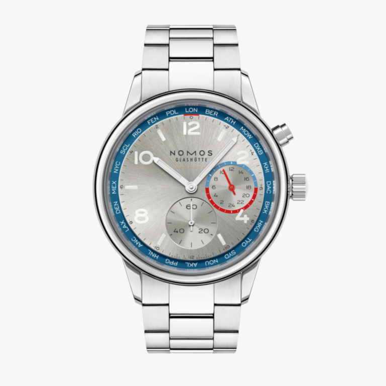 NOMOS Glashütte Club Sport Neomatik 40 Wordltimer Rif. 791