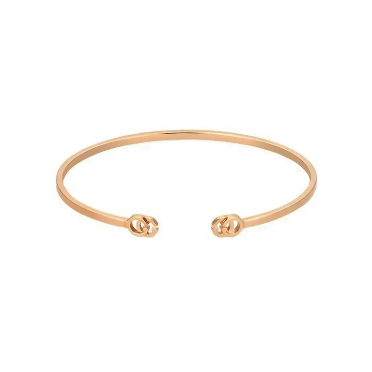 Gucci Bracciale GG Running rigido oro rosa YBA481663002 Stile ‎481663 J8500 5702 01