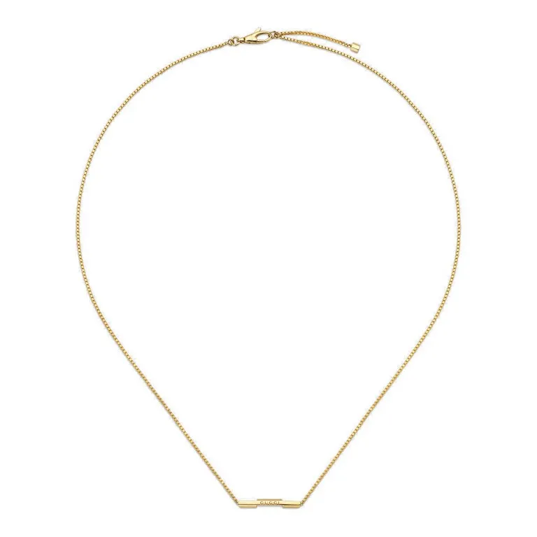 YBB662108001 Collana Gucci Link to Love con barretta oro giallo 662108_J8500_8000_001