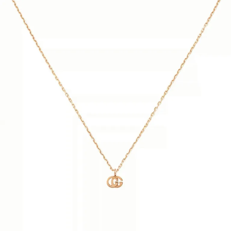 Gucci Collana GG Running oro rosa YBB68711800100U Stile ‎687118 J8500 5702 01