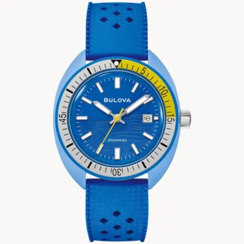 Bulova Snorkel Blue Tang Fish 98B445