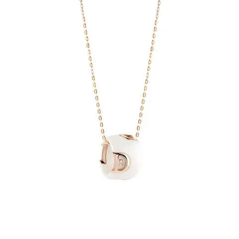 Damiani collierino D.Icon ceramica bianca 20045905