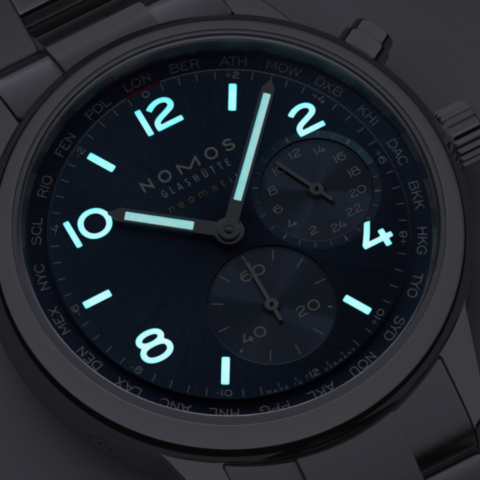 NOMOS Glashütte Club Sport Neomatik 40 Wordltimer Rif. 790_07