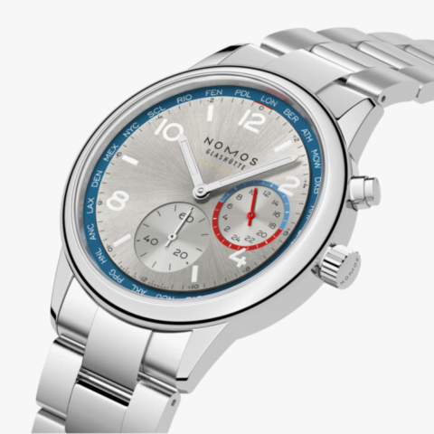 NOMOS Glashütte Club Sport Neomatik 40 Wordltimer Rif. 791_03