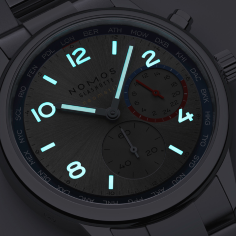 NOMOS Glashütte Club Sport Neomatik 40 Wordltimer Rif. 791_07