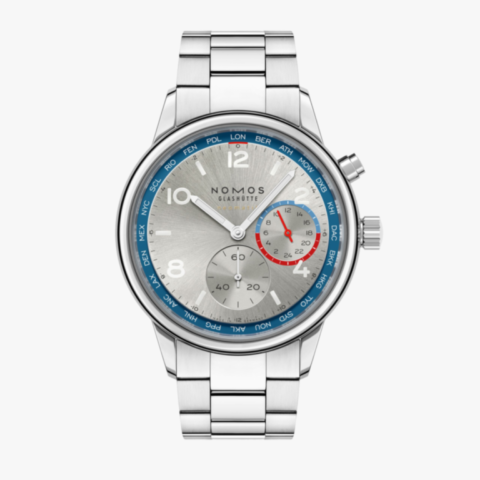 NOMOS Glashütte Club Sport Neomatik 40 Wordltimer Rif. 791