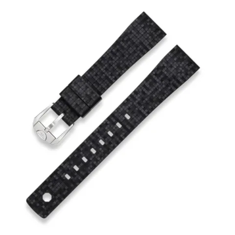 Squale Mosaic Rubber 19mm CIMOSRBK19-POLISHED