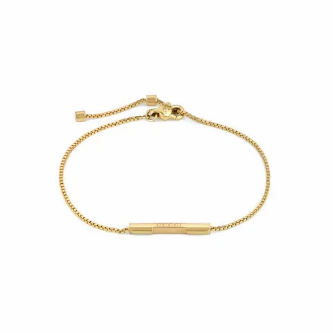 YBA662106001 Bracciale Gucci Link to Love con barretta oro giallo 662106_J8500_8000_001