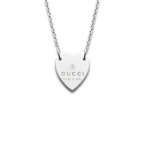 Gucci Collana Trademark con pendente a cuore YBB22351200100U 223512 J8400 8106